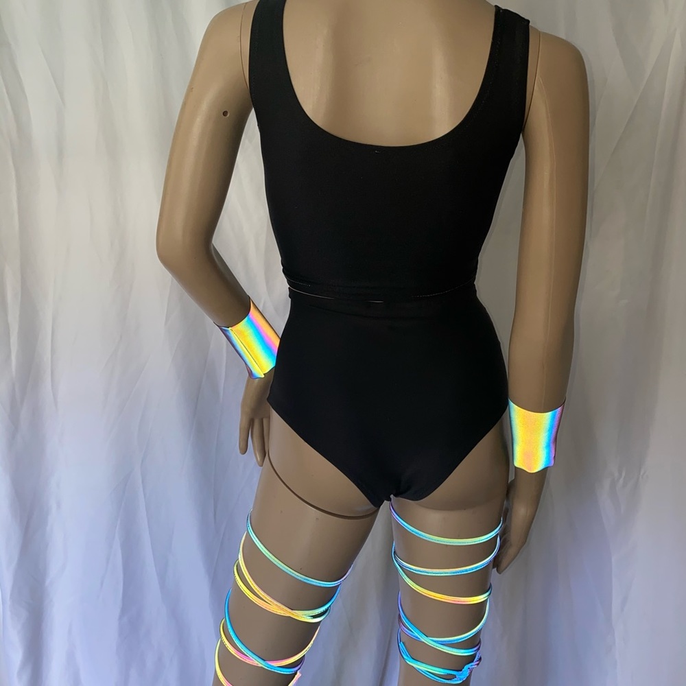 Rainbow and Reflective leg wraps - Picture 6 of 7